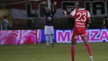 Quiñones ha marcado dos goles con Santa Fe: ante Equidad y Alianza Petrolera.