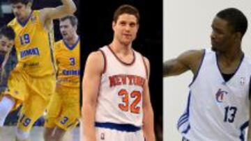 Marko Todorovic, Jimmer Fredette y Willie Warren.