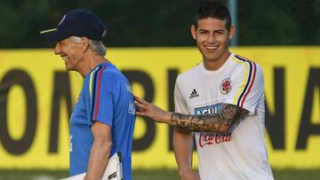 El técnico que dirige la tricolor, aunque no es colombiano sino argentino, seguro no se perderá el desempeño de su capitán, James Rodríguez.