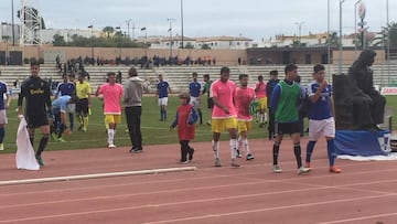 Melilla beat San Fernando in Cádiz shirts after plane issue