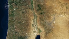 Así es el Mar Muerto, el punto más bajo de la Tierra en el que también hay organismos vivos