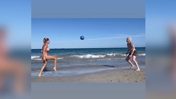 Fede Valverde y su novia revolucionan las redes con este video de playa