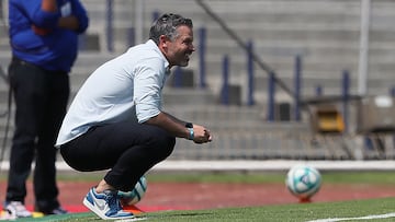 Rafael Puente Jr., durante el partido entre los Pumas y Puebla de la Jornada 10 del Clausura 2023.