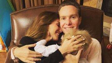Anahí, Manuel Velasco y su hijo