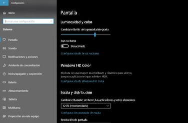 Cómo activar el modo HDR en Windows 10