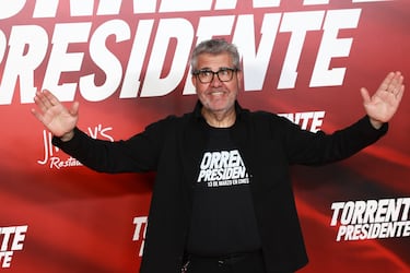 Florentino Fernández durante la premier de la película 'Torrente Presidente' en los Cines Callao. 
 
 
 
