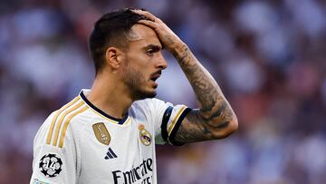 Joselu, en un momento del partido ante el Union Berlin.