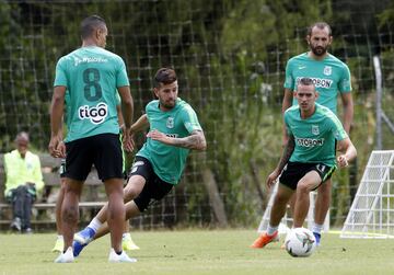 Atlético Nacional se prepara para el duelo ante Independiente Santa Fe en la Copa Águila 