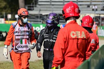 El accidente entre Hamilton y Verstappen que rozó la tragedia