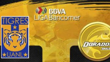Tigres vs Dorados EN VIVO: Jornada 14 Liga MX