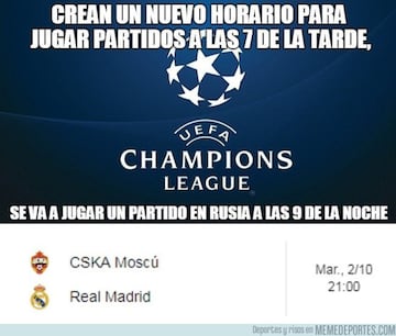 Los memes más divertidos de la jornada de Champions