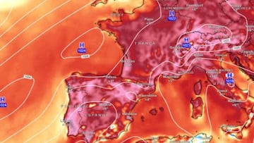 Previsiones sobre las altas temperaturas en los pr¨®ximos d¨ªas.
