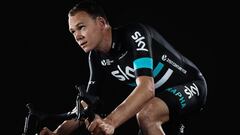 Froome, con el nuevo maillot.