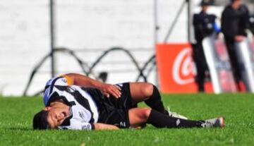 El delantero uruguayo sufrió tres cortes del tendón de Aquiles. La última ocurrió en Danubio de Uruguay, en septiembre de 2014.