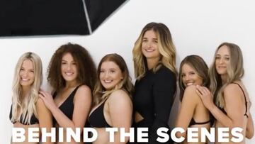 Varias de las diseñadoras de Rip Curl posan con bikinis para una campaña de la marca surfera australiana.