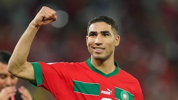 Achraf se cuela en la fiesta de Osimhen y Salah