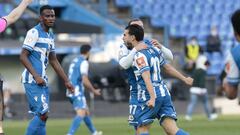 14/02/21 SEGUNDA B PARTIDO
 DEPORTIVO DE LA CORU&Ntilde;A - GUIJUELO
 GOL LARA ALEGRIA