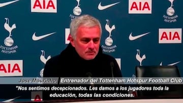 La decepción de Mourinho