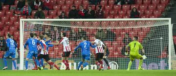 0-1. Álvaro Muñiz marcó el gol de la clasificación del conjunto balear en el minuto 96.