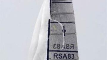 <b>REMONTARON.</b> Pese a la buena salida de los franceses, la ambarcación sudafricana remontó y ganó.