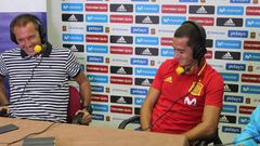 Lucas V&aacute;zquez, entrevistado por Manu Carre&ntilde;o en El Larguero.