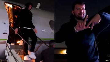 Así fue la llegada de Luka Doncic a Los Ángeles para reunirse con su equipo