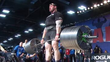 Una bestialidad: levanta 426 kg y le cuesta sudor... ¡y hasta sangre!