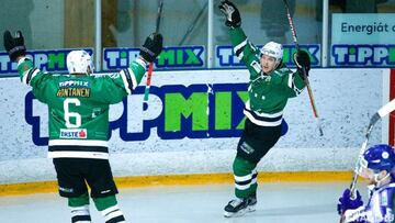 El equipo de hockey hielo del Ferencvaros.