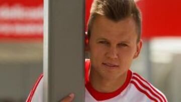 Cheryshev, durante una concentración con la selección de Rusia.