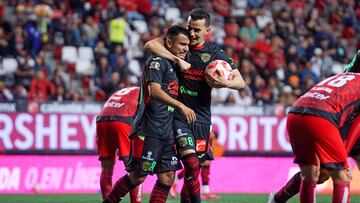 during the 3rd round match between Tijuana and FC Juarez as part of the Liga BBVA MX, Torneo Apertura 2025 at Caliente Stadium, on July 25, 2025 in Tijuana, Baja California, Mexico.