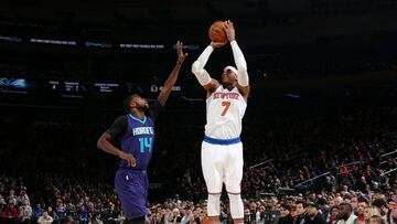 Una canasta de Anthony da un sufrido triunfo a los Knicks