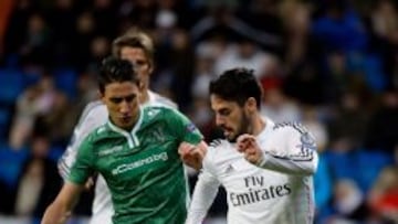 Isco, durante el partido ante el Ludogorets.