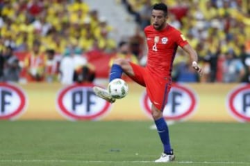 Mauricio Isla en 2016 registra 12 partidos.