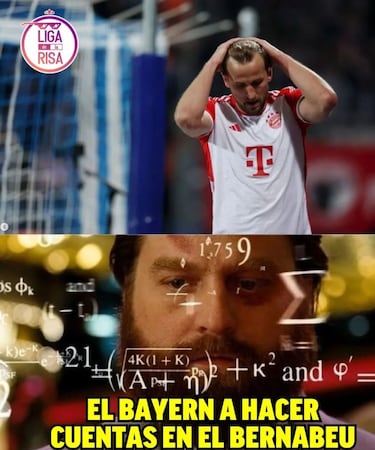 Los memes más graciosos del Bayern-Real Madrid