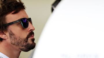 BUDAPEST, HUNGARY - JULY 29: Fernando Alonso of Spain and McLaren Honda prepares to drive during final practice for the Formula One Grand Prix of Hungary at Hungaroring on July 29, 2017 in Budapest, Hungary.  (Photo by Mark Thompson/Getty Images)