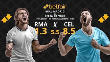 Real Madrid vs. RC Celta de Vigo: horario, dónde ver, pronósticos y cuadro
