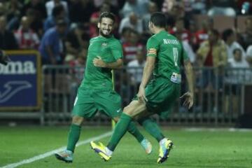 Gol 0-1 de Rubén García