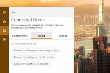 Reglas y Lugares, las nuevas funciones de Cortana para controlar tu casa