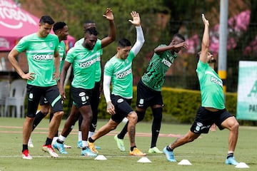 Imágenes del entrenamiento de Atlético Nacional previo al clásico con Independiente Medellín.