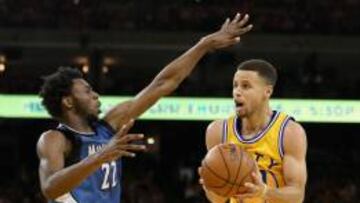 ¡Los Warriors vuelven a caer! Los Wolves de Ricky Rubio defienden el 72-10 de Jordan