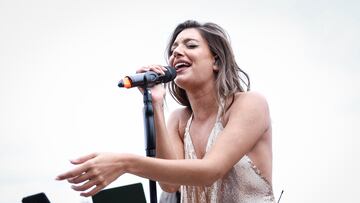 MADRID, SPAIN - SEPTEMBER 25: Singer Ana Guerra presents her latest album 'Sin Limites' at UMusic Hotel on September 25, 2024 in Madrid, Spain. (Photo by Pablo Cuadra/WireImage)