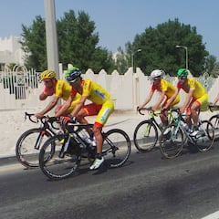 “El calor de Qatar es igual a una etapa por Andalucía”