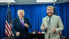 Jake Paul analiza con Trump a su próximo rival: ¿Ryan García?