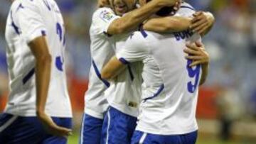 Borja mantiene al Zaragoza con aspiraciones al ascenso