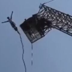 Un turista sobrevive a la rotura de la cuerda practicando puenting