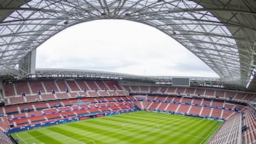 Vista de el estadio de El Sadar.