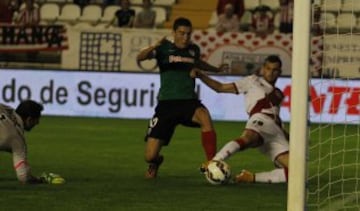 Leo Baptistao marca el gol del empate para el Rayo Vallecano