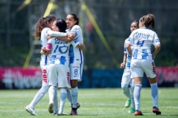 Action photo during the match Pachuca vs Tijuana Womens, Corresponding Final of Tournament 2016-2017 of the League BBVA Bancomer MX.
Foto de accion durante el partido Pachuca vs Tijuana Femenil, Correspondiente a la Final del Torneo 2016-2017 de la Liga BBVA Bancomer MX, en la foto: Monica Ocampo Pachuca Femenil
22/04/2017/MEXSPORT/Javier Ramirez