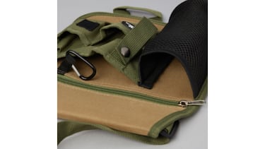 Ten siempre a mano tus útiles de bricolaje y jardinería con este cinturón portaherramientas con seis bolsillos