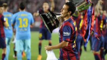 El Barcelona renueva a Pedro un día antes de viajar a Berlín